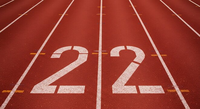 Running track number twenty two