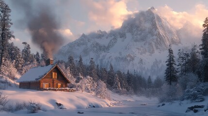 Winter Wonderland Cabin: A Serene Mountain Escape
