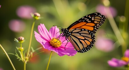 Butterfly on Flower
