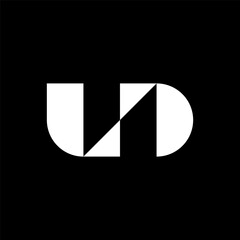Letter LD creative minimal monogram logo
