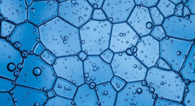 Microscopic View of Liquid Structure. - Powered by Adobe