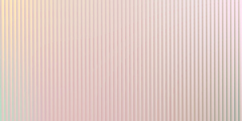 Obraz premium Pastel Pink Yellow Green Vertical Ribbed Texture Background