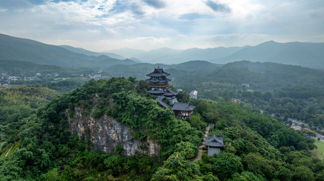 &zwnj;Scenic Views of Dongpo Pavilion in Yixing&zwnj;