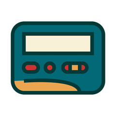 Vintage Pager icon design
