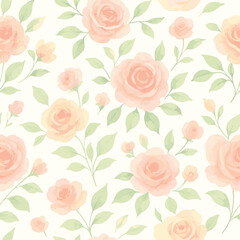 seamless background with roses