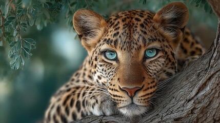 Stunning Leopard Portrait: Majestic Beauty in the Wild
