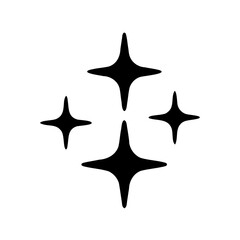 A celestial quartet of shining stars arranged in a simple design