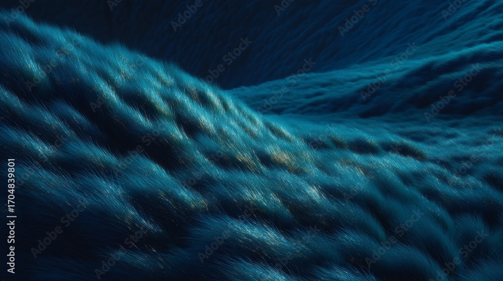 Poster dark teal textured background with intricate surreal details in high resolution, highlighting depth,