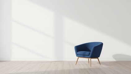 Bright interior with armchair