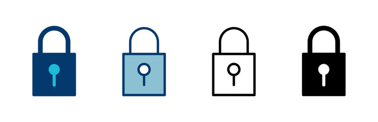 Lock icon vector isolated on white background. Encryption icon. Security symbol. Secure. Private