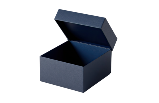 Open navy blue box - Powered by Adobe