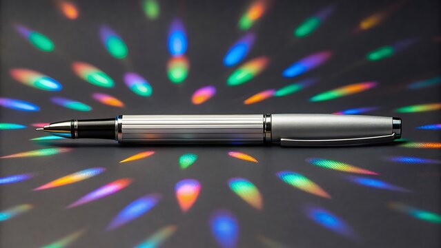 pen cap projecting holographic writing styles