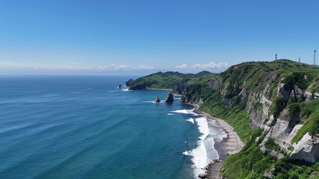 北海道室蘭市にある、トッカリショ、イタンキ浜、白鳥大橋を撮影しました。「トッカリショ」とはアイヌ語で「アザラシの岩」の意味です。