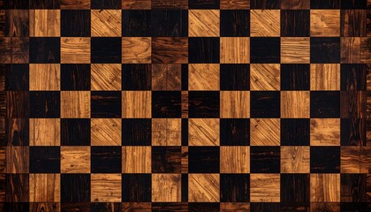 Checkered wood floor pattern (2)