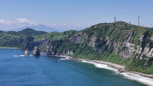 北海道室蘭市にある、トッカリショ、イタンキ浜、白鳥大橋を撮影しました。「トッカリショ」とはアイヌ語で「アザラシの岩」の意味です。