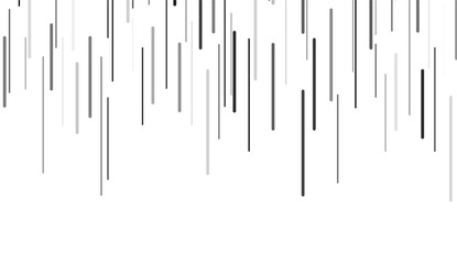 Black gray radial comics style lines, Straight Vertical Lines, isolated on white background. Speed abstract. Vector illustration