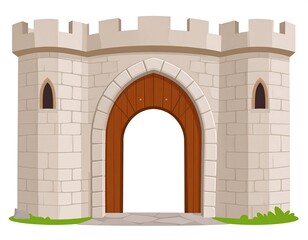Fototapeta premium Medieval stone archway