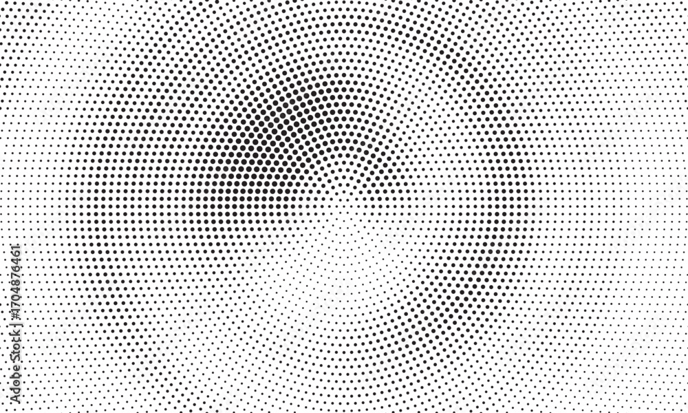 Aufkleber halftone background vector, abstract backdrop design with two tone pattern and copy space for edit y