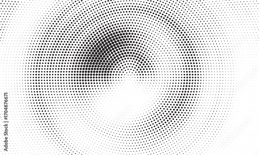 Aufkleber halftone background vector, abstract backdrop design with two tone pattern and copy space for edit y