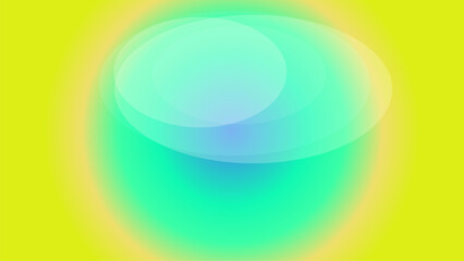 Abstract Design with Glowing Ovals and Pastel Gradients