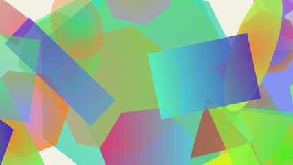 Energetic Abstract Pattern with Colorful Gradient Overlays