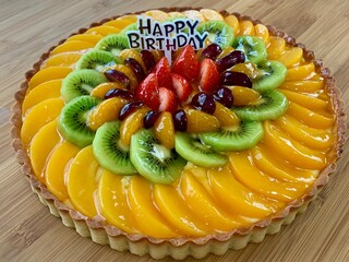 fruit cake on a plate