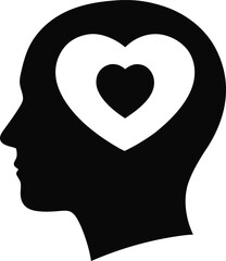 Head with Cogwheels for Thinking or Strategy