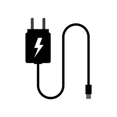 charging icon vector illustration white background