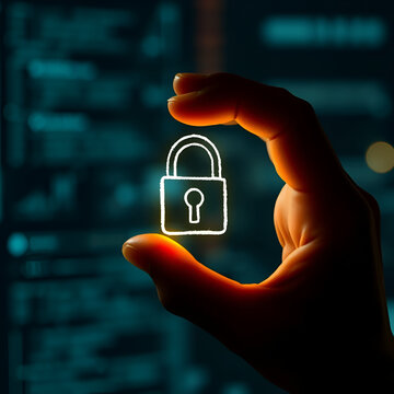 Conceptual hand writing showing photo. Concept meaning defined as produced by light, image taken with the help of light. Graphics padlock for web data security application system