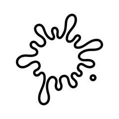 Abstract swirl lines with transparent background