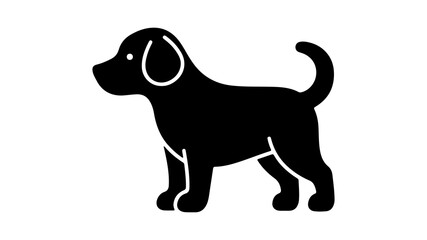 Beagle dog icon with transparent background