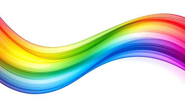 Abstract colorful wavy lines