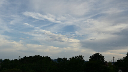 夕方の青空