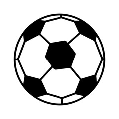 Obraz premium Classic soccer ball with transparent background