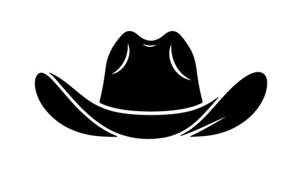 Cowboy hat with transparent background
