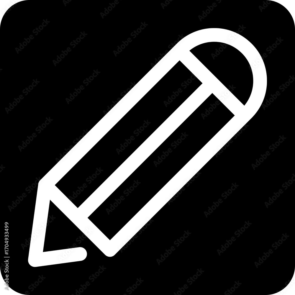 Poster pencil edit modify and write icon for content creation