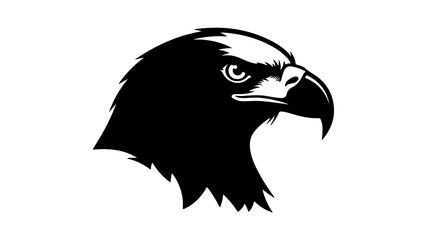 Eagle head with transparent background