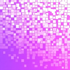 Fototapeta premium Abstract pixelated background of squares in shades of purple and white