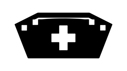 Obraz premium First aid kit icon with transparent background