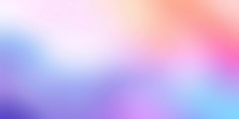 Obraz premium Abstract pastel gradient background, smooth transition from soft blues to vibrant pink and orange, transition, abstract art