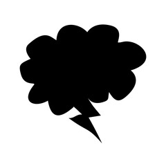 Provide speech balloons, comic stickers, dialog boxes and blank social media message boxes with balloon silhouettes or communication network symbols in cartoon doodle style. Information, ideas, quotes