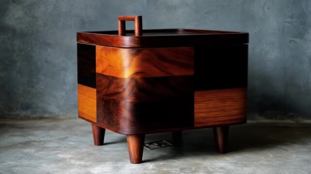 Wooden storage box design