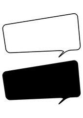 コメント・メッセージ用の吹き出しセット