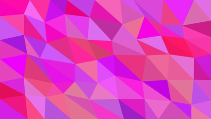 Fototapeta premium Vibrant abstract geometric pattern with shades of pink and purple
