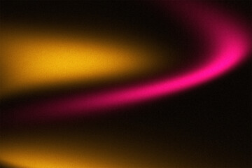 Black orange pink grainy gradient background with abstract wave, vibrant noise texture for retro poster banner copy space