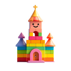 Colorful toy castle