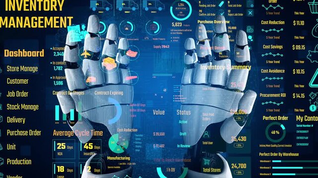 AI manages inventory dashboards through virtual assistant analytics, smart tracking systems, and artificial intelligence for warehouse and procurement efficiency. Thunk