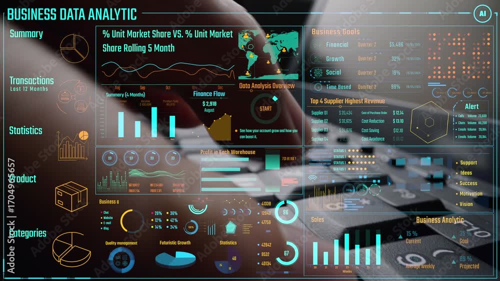 Aufkleber data analytics and big data strategy for real-time analytics, predictive data modeling, business int