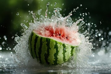Watermelon Bursting, watermelon explosively split apart