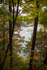 Obraz premium Pink Lake in Gatineau Park, Quebec, Canada